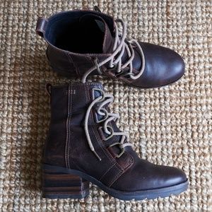 Sorel leather ankle boots